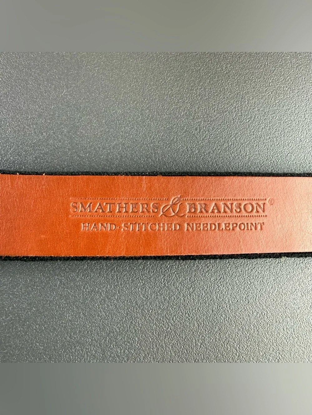 Smathers & Branson Wake Forest Demon Deacons Men’s $195 Needlepoint Belt size 38